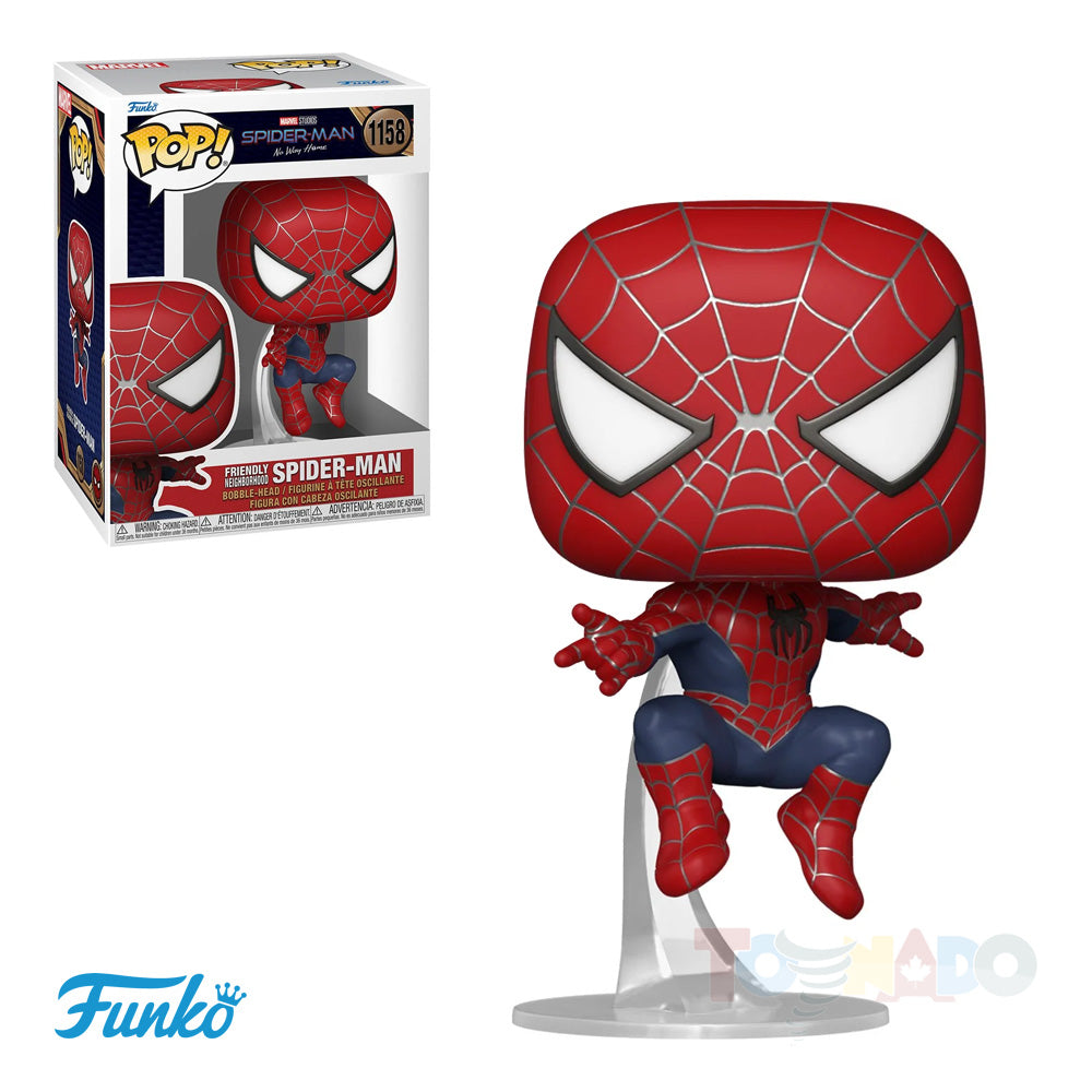 Funko Pop! Marvel #1158 Spider-Man: No Way Home (Friendly Neigborhood) Spider-Man Vinyl Figure 67607 LOW STOCK