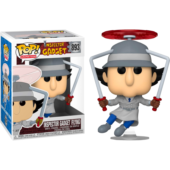 Funko Pop! Animation #893 - Inspector Gadget - Inspector Gadget (Flying) Vinyl Figure (49269) LAST ONE!
