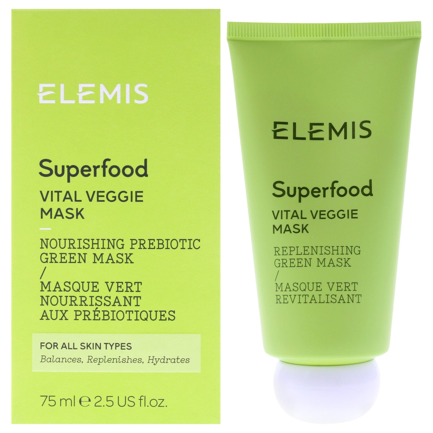 Superfood Vital Veggie Mask by Elemis for Unisex - 2.5 oz Mask