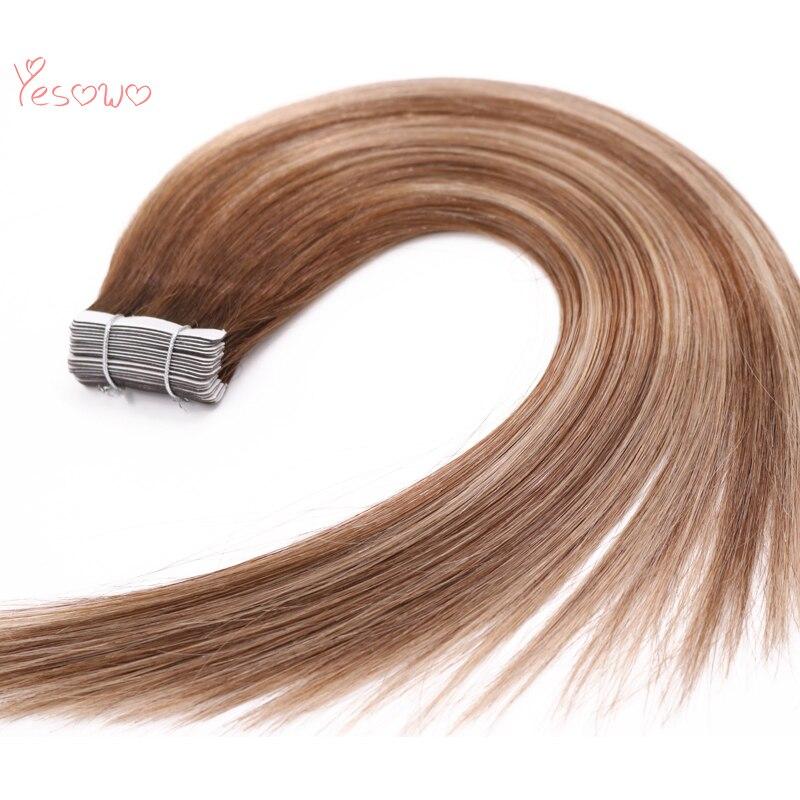 Yesowo #4/24/4 Highlight Double Drawn Human Hair