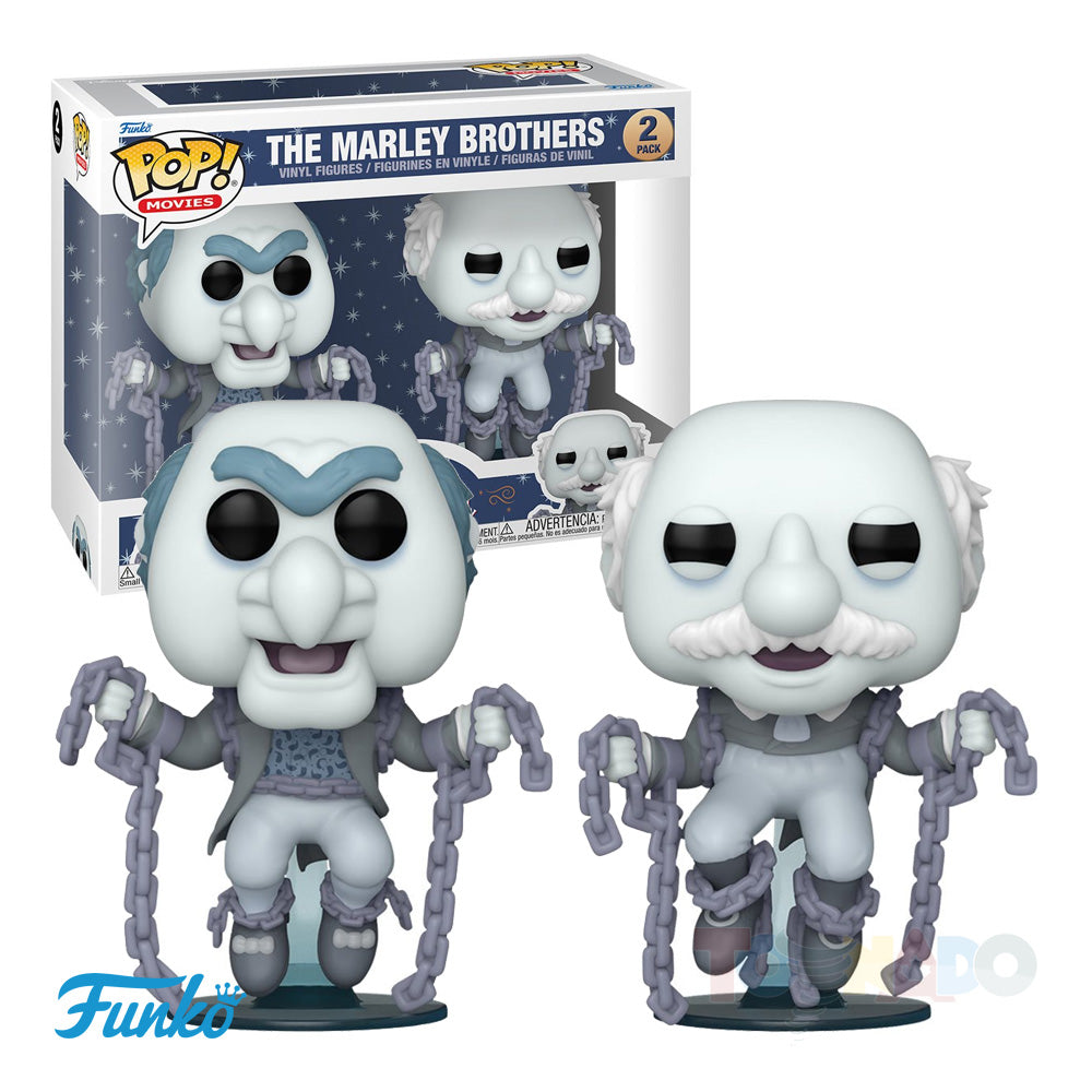 [PRE-ORDER] Funko Pop! Movies - The Muppet Christmas Carol - The Marley Brothers 2-Pack Vinyl Figures (72410)