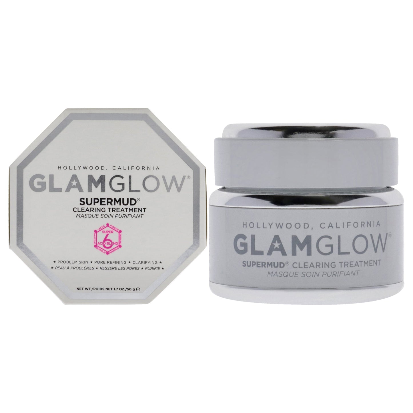 Supermud Clearing Treatment by Glamglow for Unisex 1.7 oz Treatment