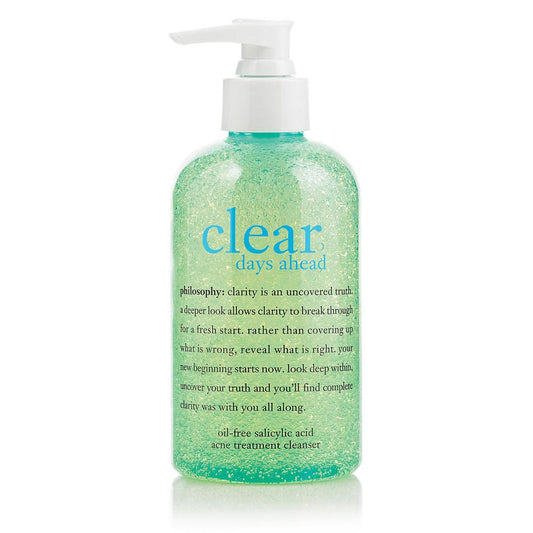 Philosophy Clear Days Ahead Oil-Free Salicylic Acid Acne Treatment Cleanser 8.0 oz