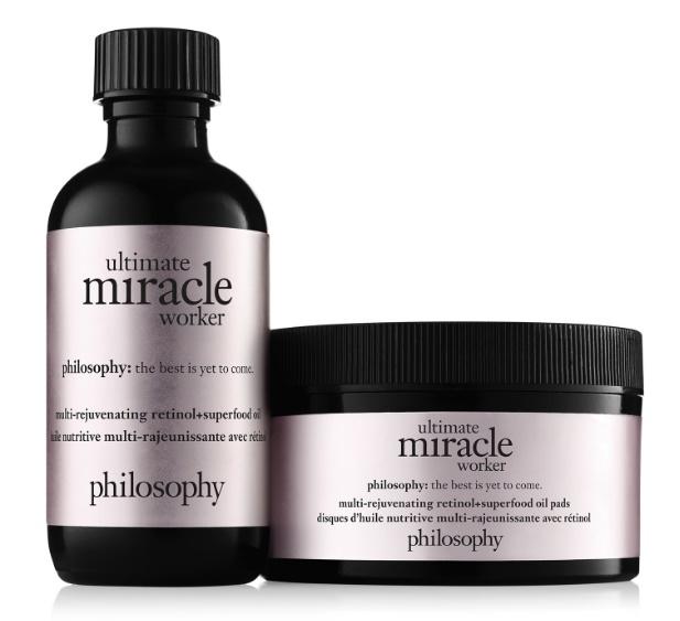 Philosophy Ultimate Miracle Worker Multi-Rejuvenating Retinoa + Superfood Oil Pads 60ct